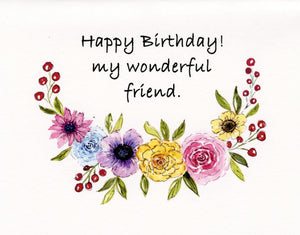 Happy Birthday My Wonderful Friend 1