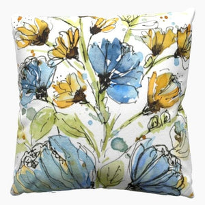 Blue and Yellow Flowers