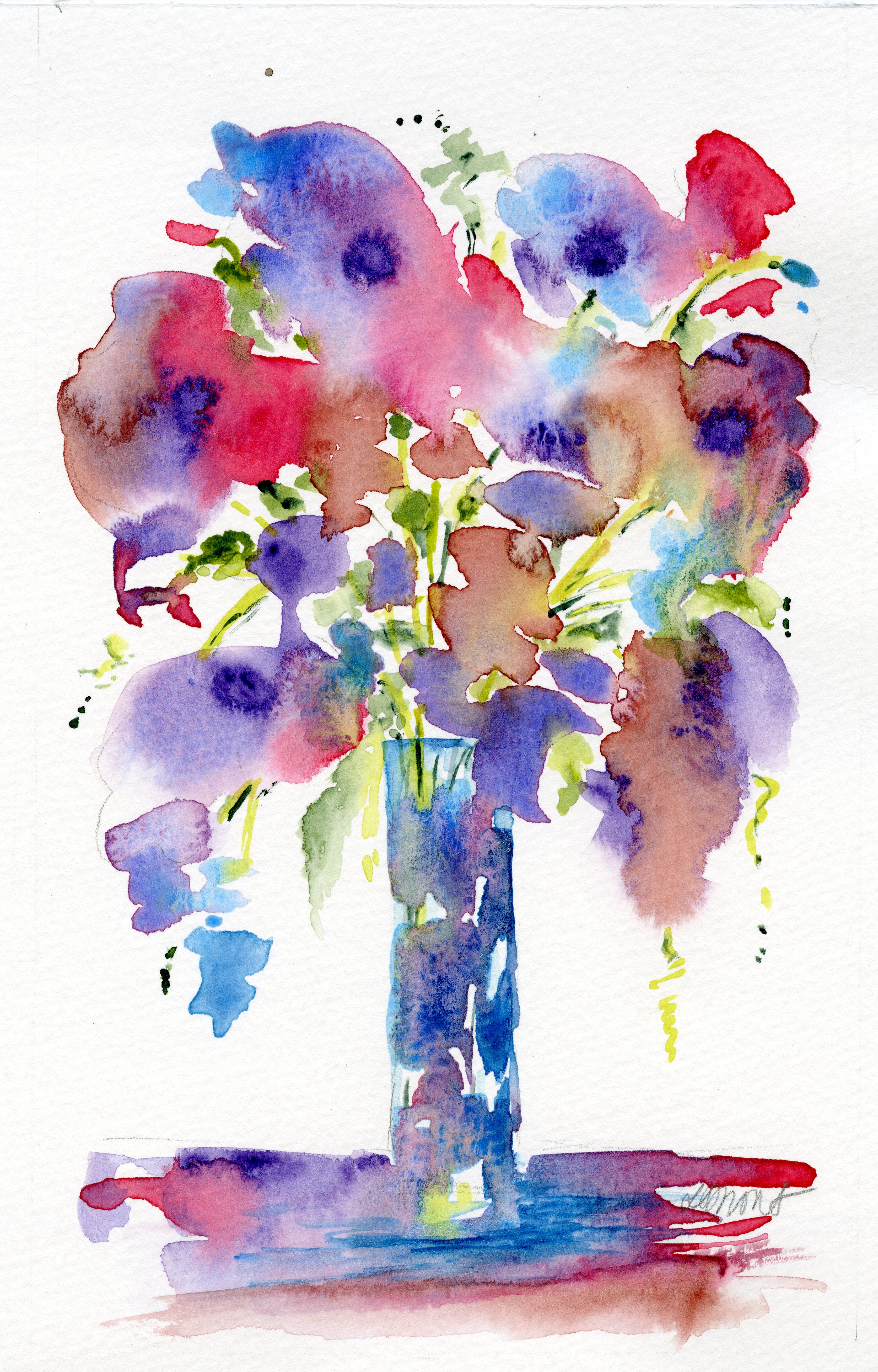 Sweet Pea Bouquet